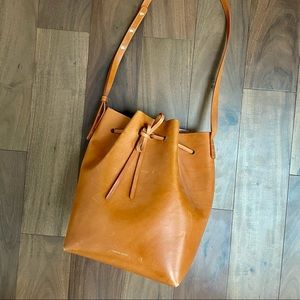 Mansur Gavriel Leather Bucket Bag